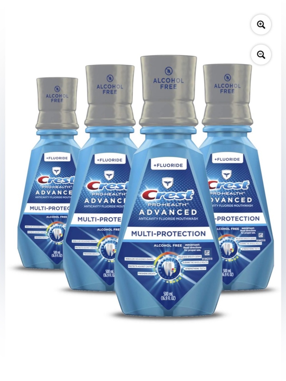 Crest Pro-Health Advanced Mouthwash, Pack of 4 (NEW!)